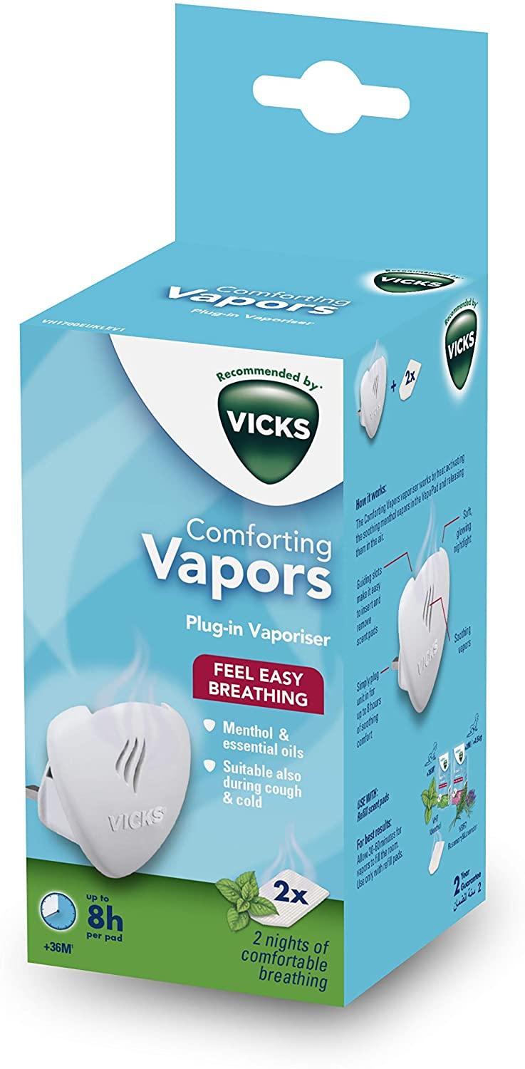 Vicks Rosemary and Lavender Comforting Vapors Waterless Plug-In