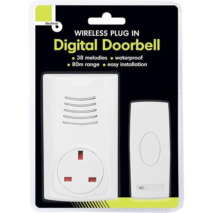Plug-In Wireless Door Chime Bell