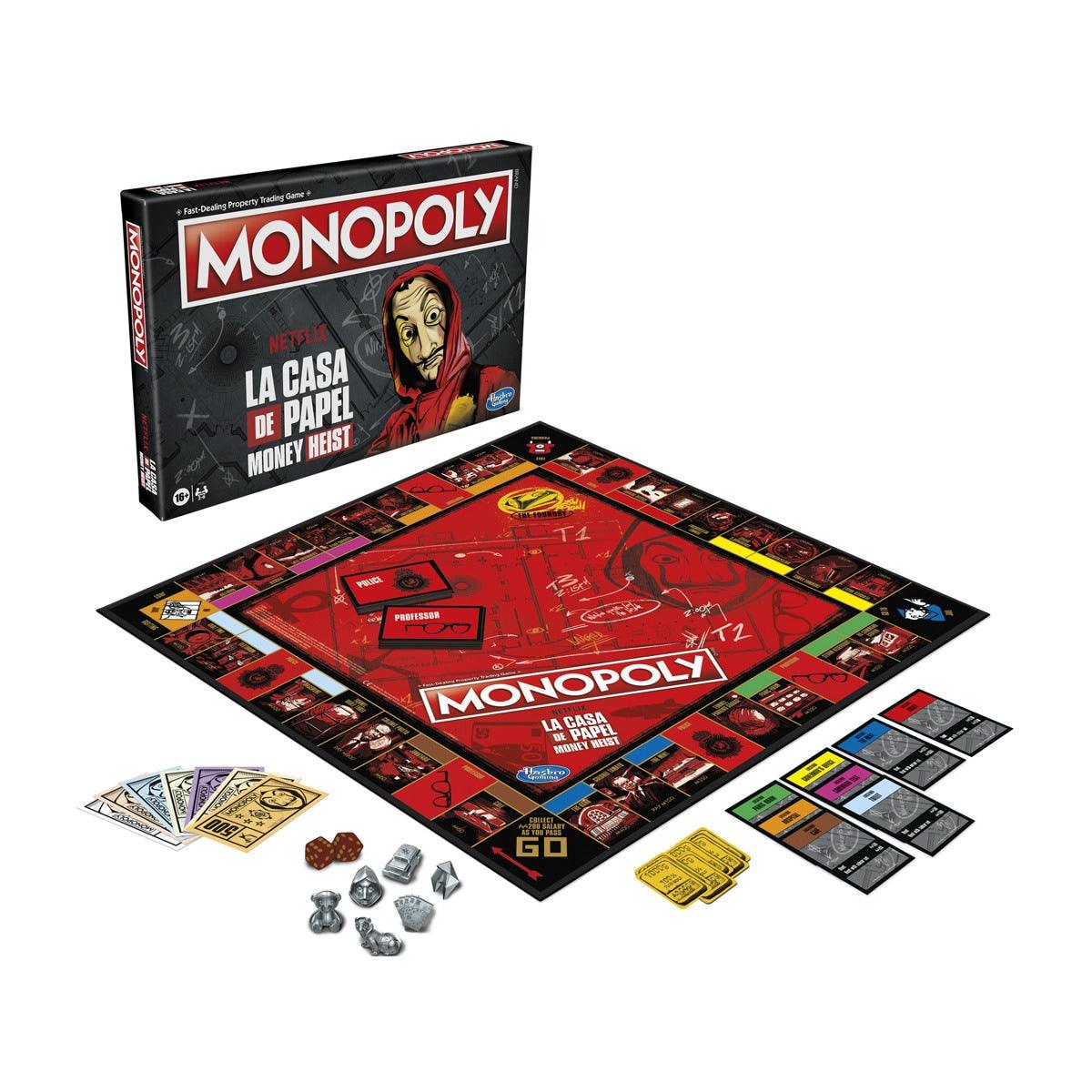 Monopoly La Casa de Papel, Spanish The Money Heist Monopoly game
