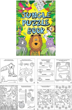 Fun Stationery Book Fun Jungle Puzzle 10.5cm X 14.5cm - Gadget Station