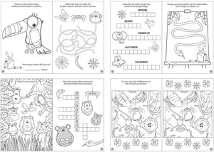 Fun Stationery Book Fun Jungle Puzzle 10.5cm X 14.5cm - Gadget Station