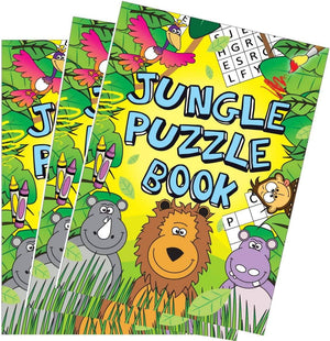 Fun Stationery Book Fun Jungle Puzzle 10.5cm X 14.5cm - Gadget Station