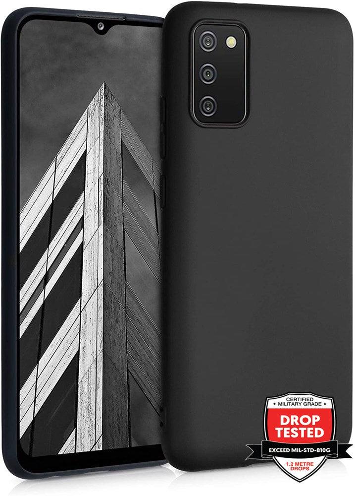 Silicone Case Cover for Samsung Galaxy A02s Black