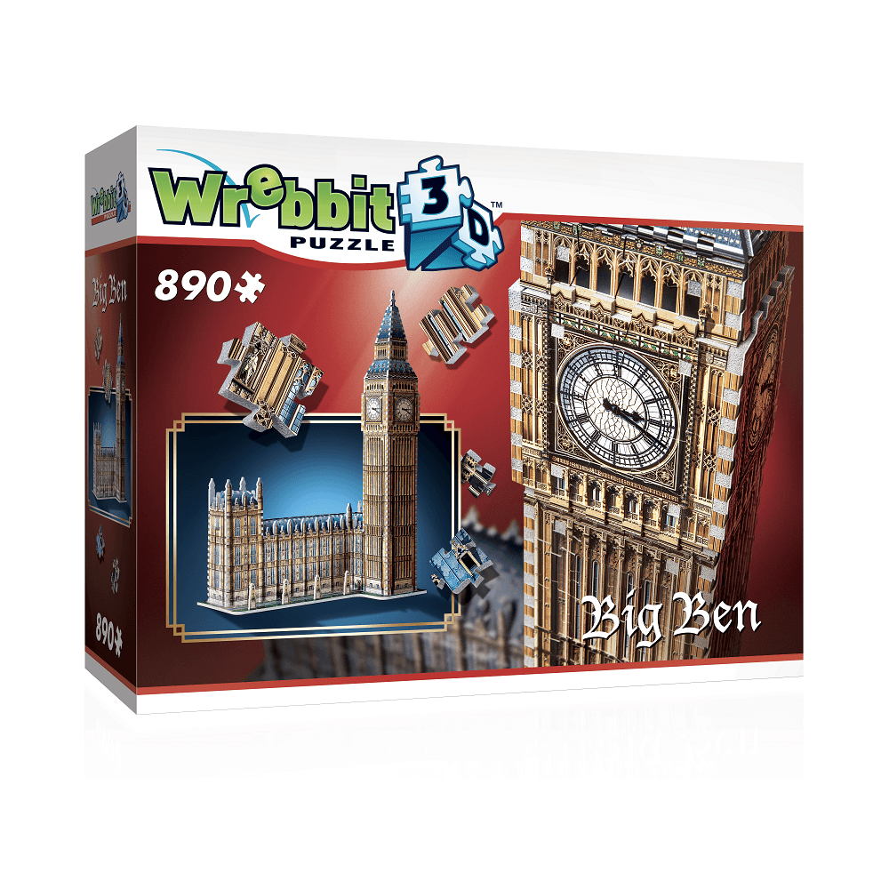 Wrebbit 3D Puzzle Big Ben (890 pieces)