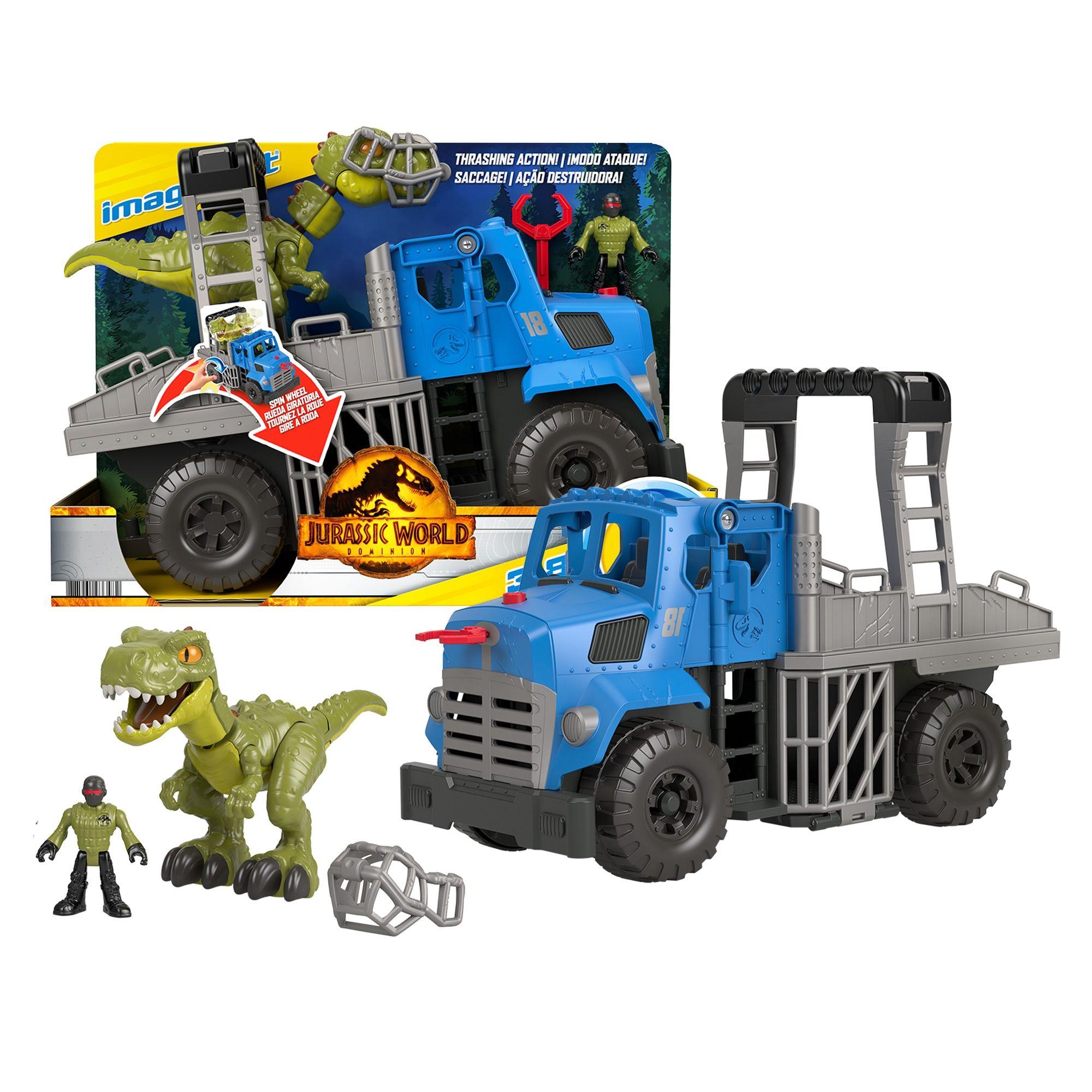 Fisher Price Imaginext Jurassic World Dominion Break Out Dino Hauler