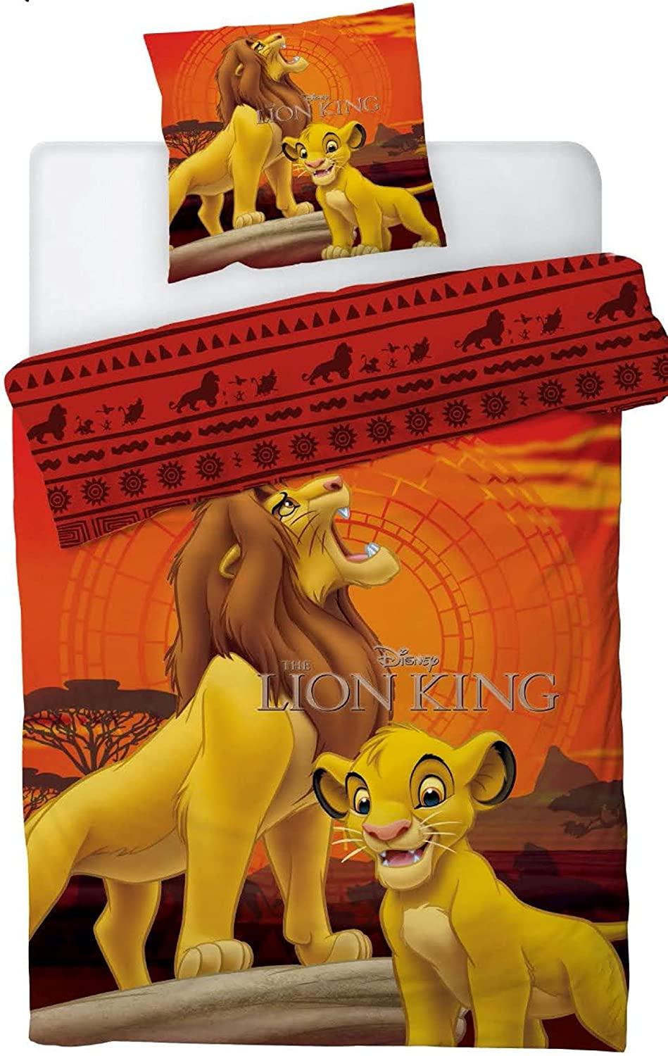 Disney Lion King Simba Mufasa Bed linen Duvet Cover 90cm