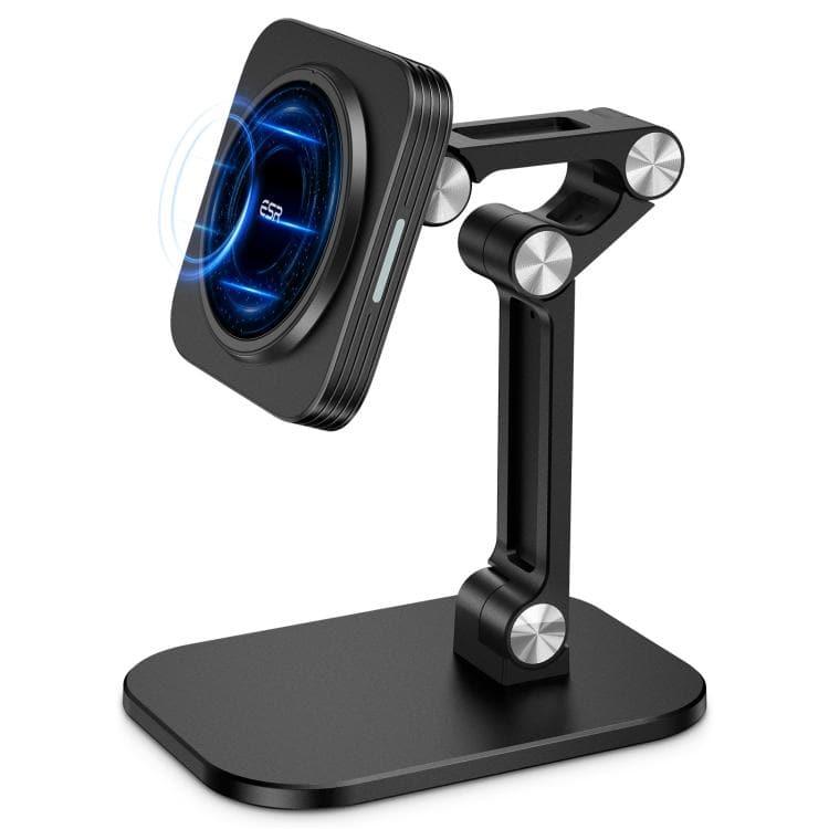 ESR HaloLock Adjustable Magnetic Wireless Charger Table Stand Holder For Apple iPhone 12 Series (Black)