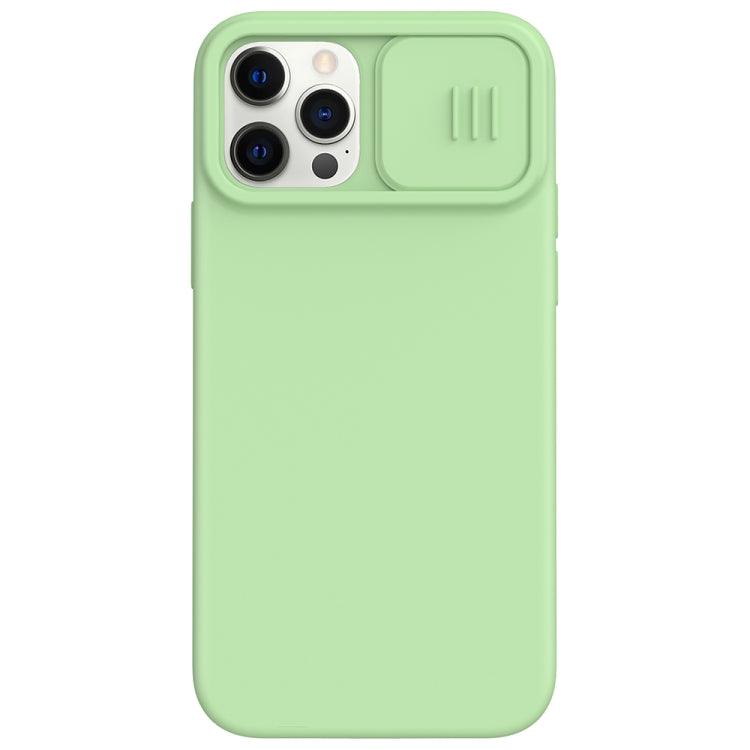 NILLKIN CamShield Liquid Silicone + PC Full Coverage Case Cover Apple iPhone 12 / 12 Pro (Green)
