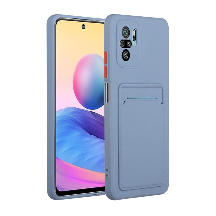 Xiaomi Poco M3 Pro 4G / Poco M3 Pro 5G / Redmi Note 10 5G Card Slot Design Shockproof TPU Protective Case (Gray)