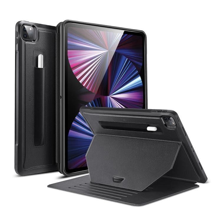 ESR Sentry Stand Series PC + PU Magnetic Horizontal Flip Leather Case with Holder & Pen Slot For iPad Pro 11 (2021) (Black)