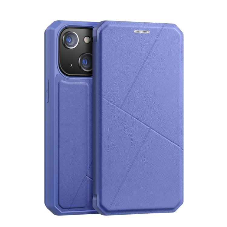 DUX DUCIS New Skin X Series Horizontal Flip Leather Case Cover with Holder & Card Slots Apple iPhone 13 mini (Blue)