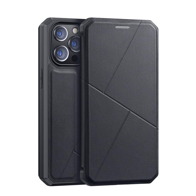 DUX DUCIS New Skin X Series Horizontal Flip Leather Case Cover with Holder & Card Slots Apple iPhone 13 Pro Max (Black)
