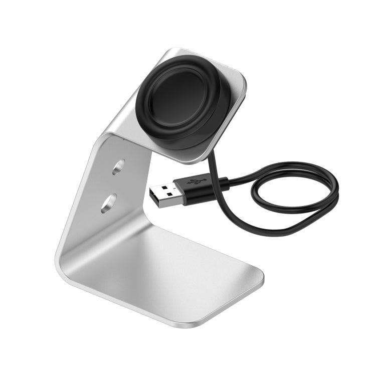 Samsung Galaxy Watch4 Classic / Galaxy Watch4 Watch 4 Universal Aluminium Alloy Magnetic Charger Holder (Silver)