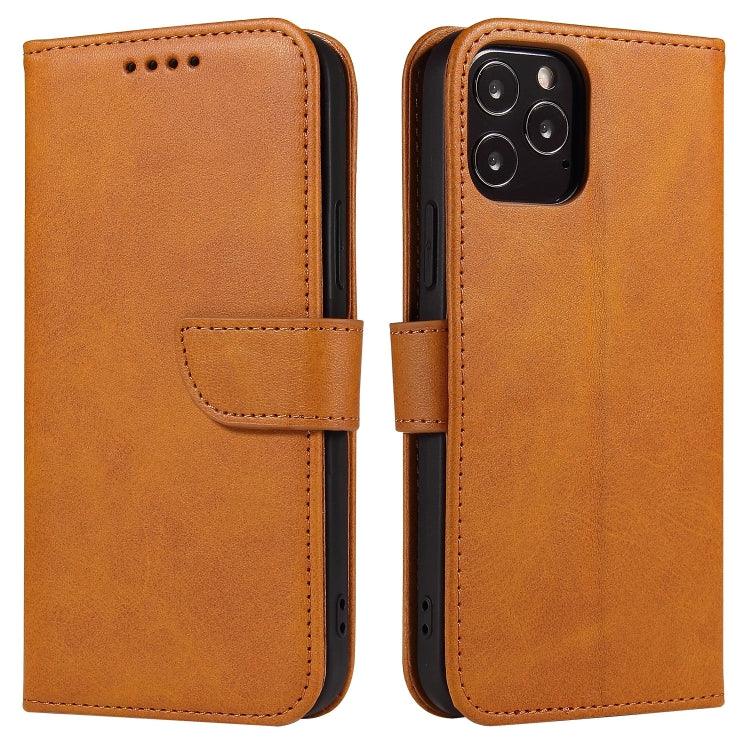 Apple iPhone 13 Pro Max Calf Texture Buckle Horizontal Flip Leather Case Cover with Holder & Card Slots & Wallet (Khaki)