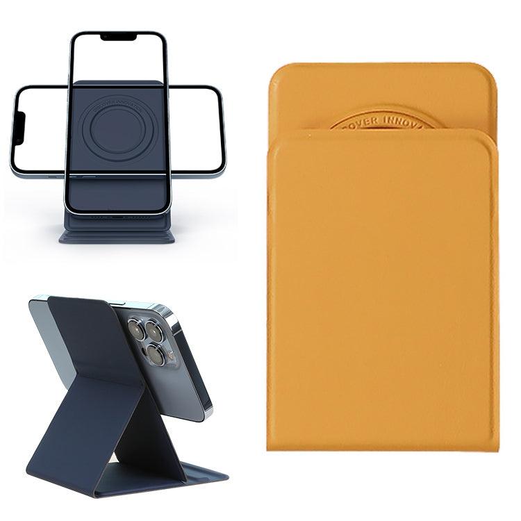 NILLKIN MagSafe SnapBase Magnetic Stand Apple iPhone 12 / 13 Series (Leather Orange)