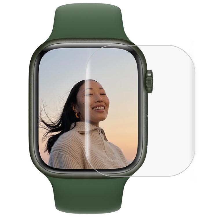 UV Liquid Curved Full Glue Full Screen Tempered Glass Film For Apple Watch Series 9, 8, 7, 6, SE, 49mm, 45mm, 44mm, 42mm