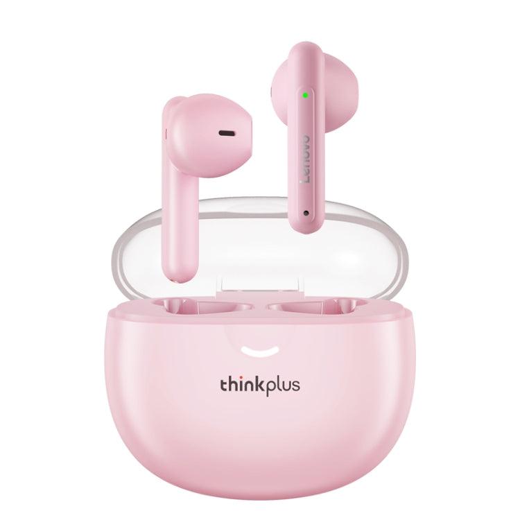 Lenovo LP1Pro Half In-Ear HD Call Wireless Bluetooth TWS Sports Earphone (Pink)