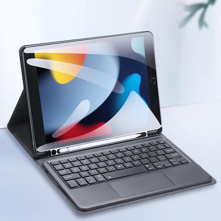 DUX DUCIS Bluetooth Keyboard Leather Case with Touchpad & Smart Sleep Function Apple iPad 10.2 2021 / 2020 / 2019 (Black)