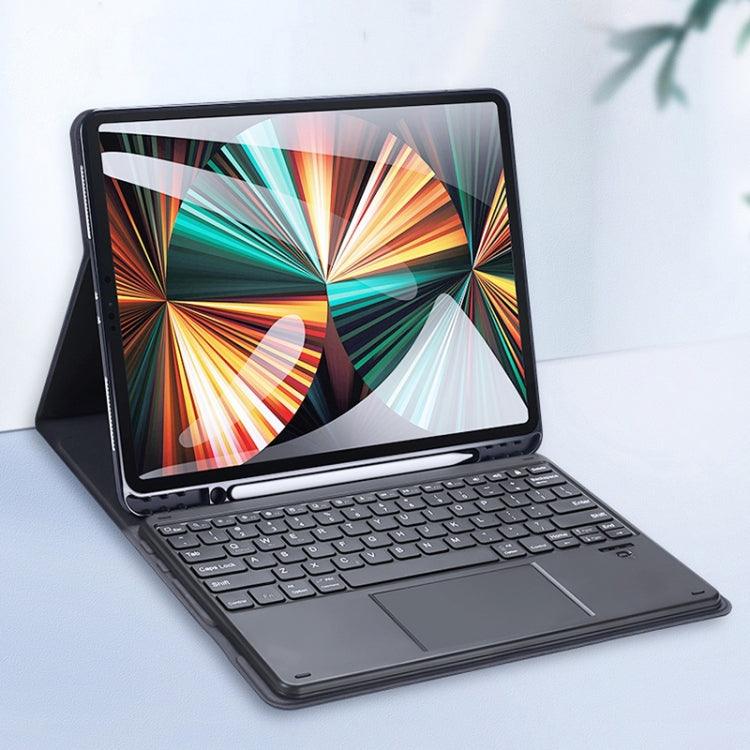 DUX DUCIS Bluetooth Keyboard Leather Case Cover with Touchpad & Smart Sleep Function Apple iPad Pro 12.9 2020/2021/2022 (Black)