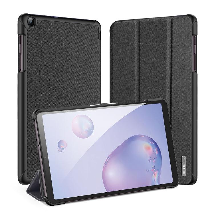 Samsung Galaxy Tab A 8.4 (2020) M-P610/P615 DUX DUCIS Domo Series Horizontal Flip Magnetic PU Leather Case Cover with Three-folding Holder & Pen Slot (Black)