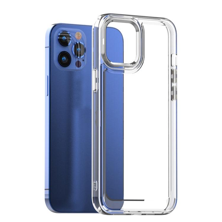 Apple iPhone 12 Pro Max Acrylic + TPU Shockproof Phone Case Cover (Transparent)