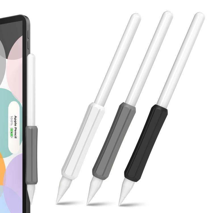 3 PCS DUX DUCIS Stoyobe Stylus Silicone Cover Grip Set For Apple Pencil 1 / 2 / Huawei M-Pencil (White + Gray + Black)