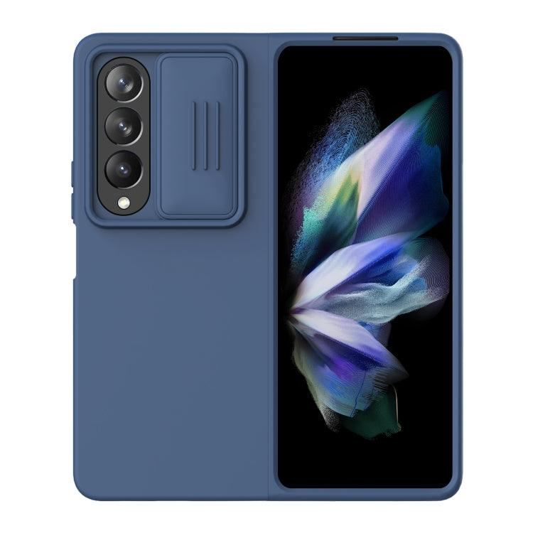 Samsung Galaxy Z Fold4 5G NILLKIN CamShield Liquid Silicone + PC Full Coverage Case Cover (Blue)