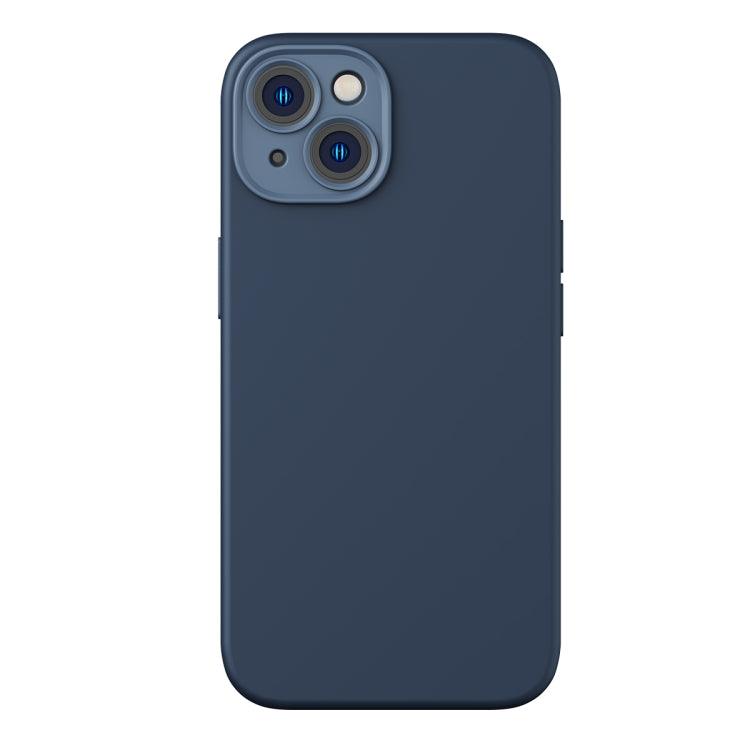 Apple iPhone 14 Plus Baseus Liquid Silica Gel Phone Case Cover (Blue)