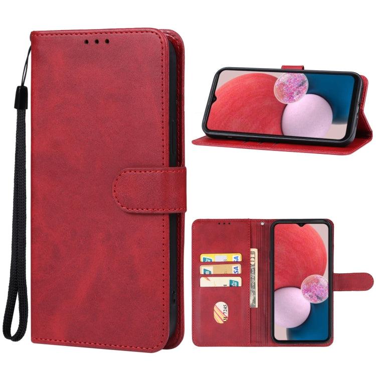 Samsung Galaxy A14 5G Leather Phone Case Cover (Red)