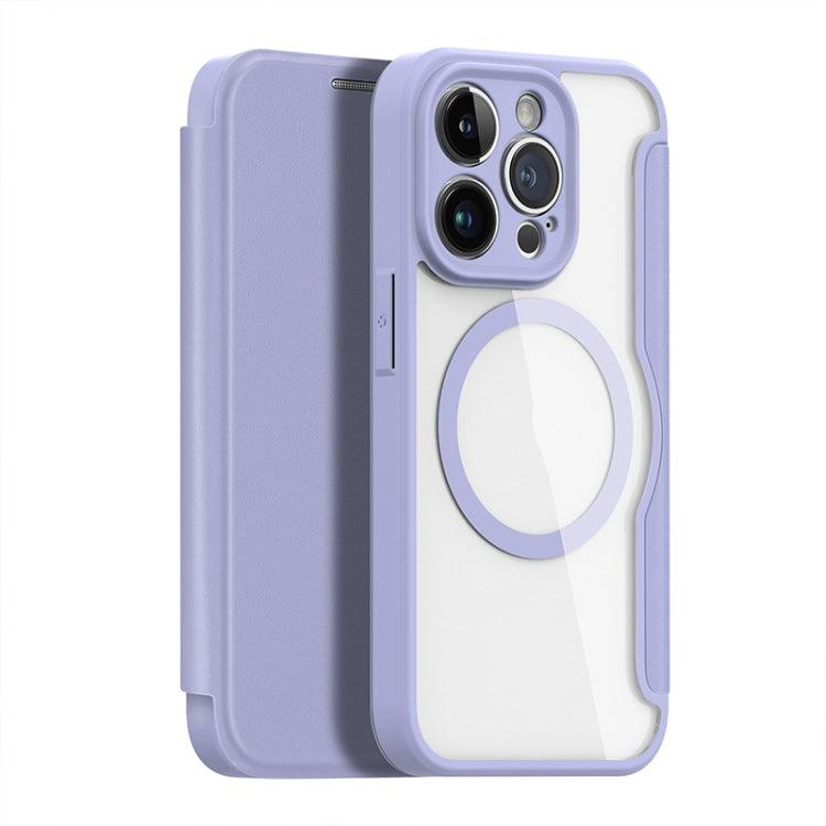 Apple iPhone 14 Pro DUX DUCIS Skin X Pro Series Magsafe PC + TPU Phone Leather Case (Purple)