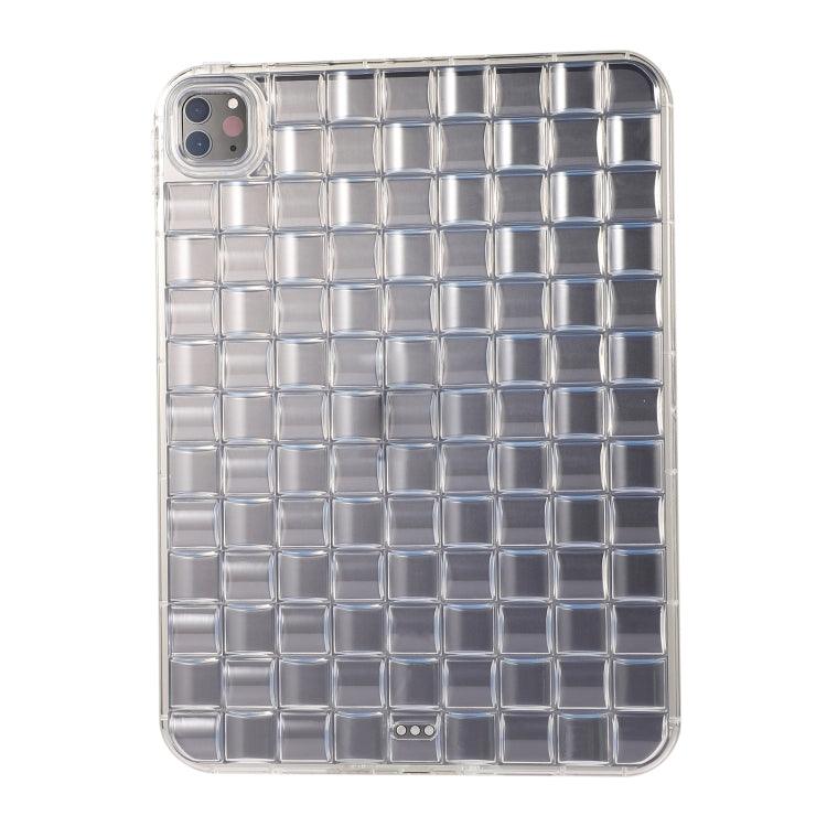Apple iPad 10th Gen 10.9 2022 Cube Shockproof Silicone Tablet Case (Transparent)