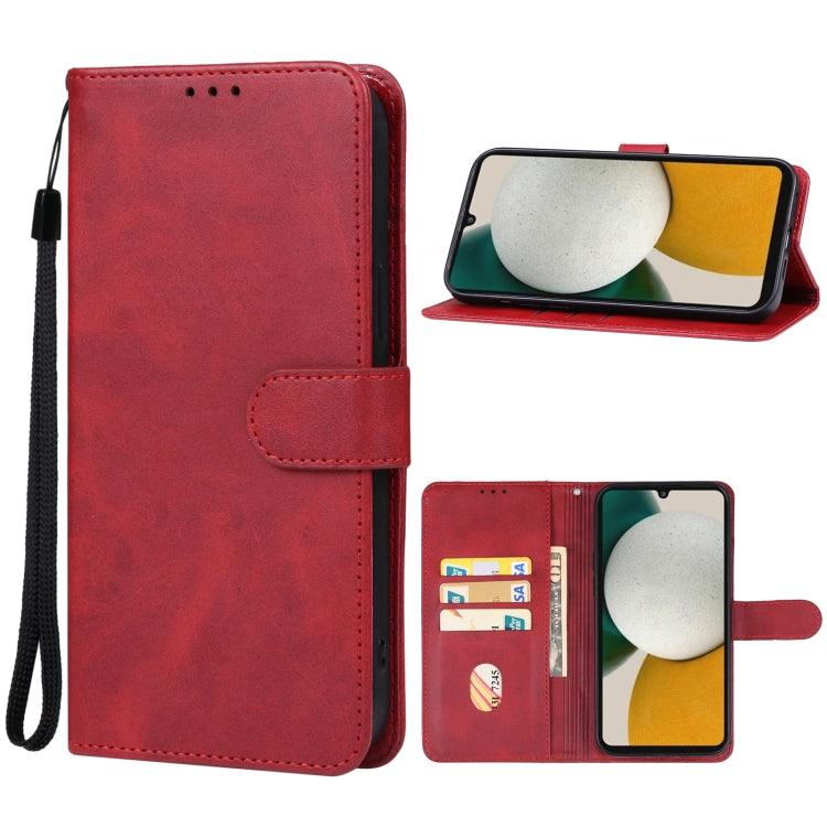 Samsung Galaxy A34 5G Leather Phone Case Cover (Red)