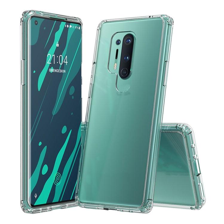 OnePlus 8 Pro Shockproof Scratchproof TPU + Acrylic Protective Case Cover (Transparent)