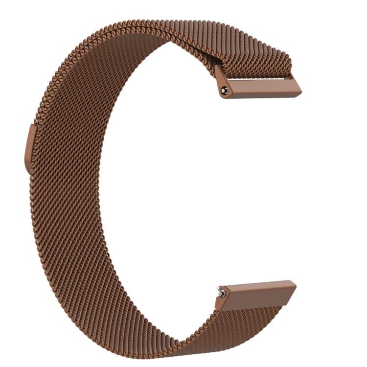 Fitbit Versa Milanese Replacement Wrist Strap Watchband, Size: L (Coffee)