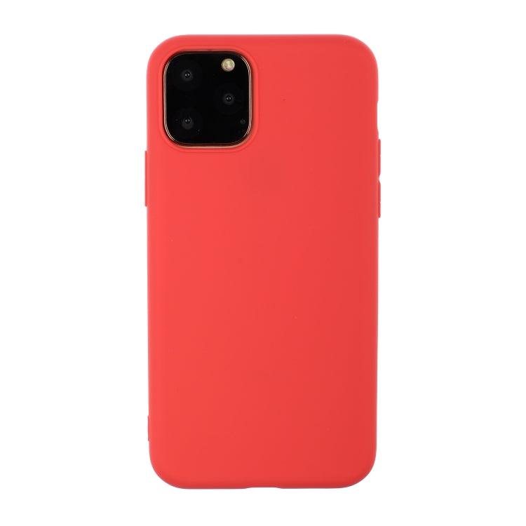 Shockproof Frosted TPU Protective Case Cover Apple iPhone 12 / 12 Pro (Red)