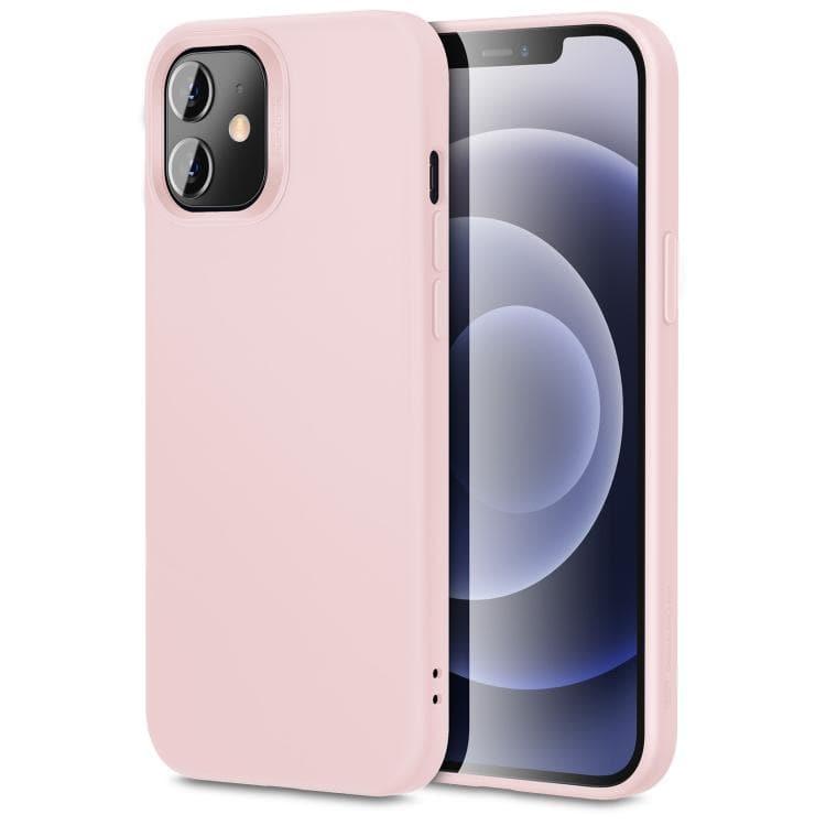 ESR Cloud Serie Soft Liquid Silicone Protective Case For iPhone 12 / 12 Pro (Pink)