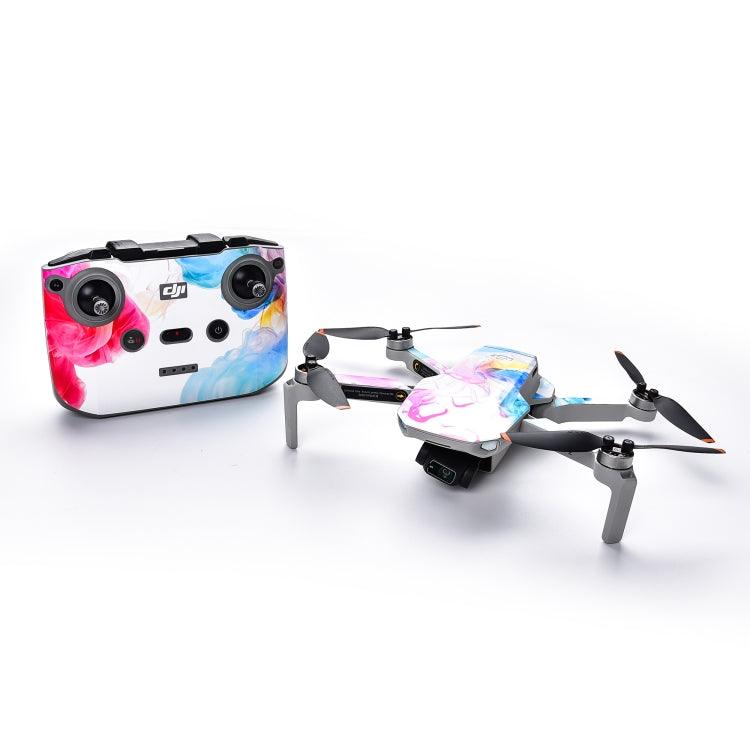 STARTRC Machine Body + Remote Control + Battery Decorative Stickers Set for DJI Mavic Mini 2 (Ink Cloud)