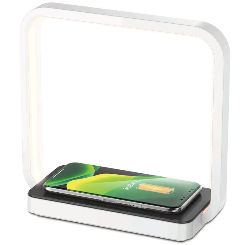 Groov-e Artemis Wireless Charging Station with LED Touch Light White