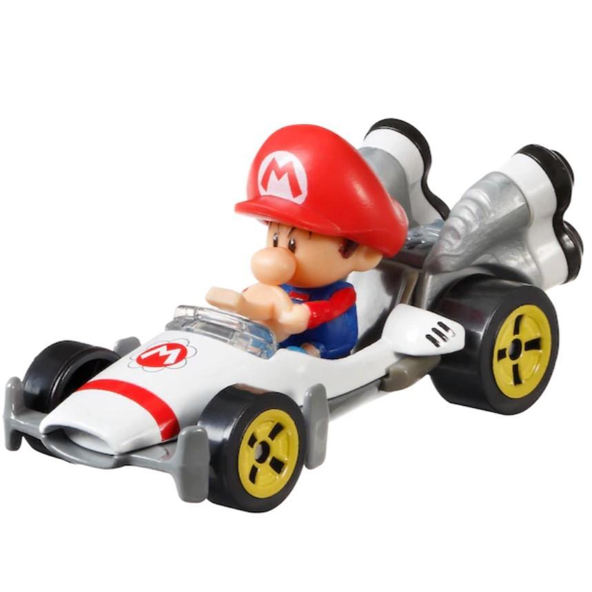 Hot Wheels Mario Kart 1:64 Die-Cast Baby Mario Vehicle