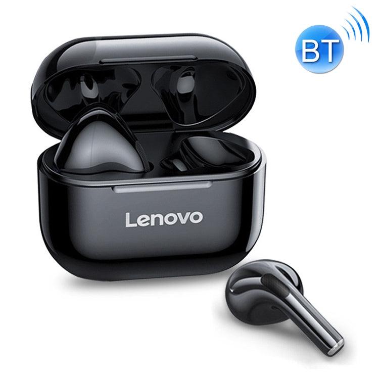 Original Lenovo LivePods TWS IPX4 Waterproof Bluetooth Earphone with Charging Box, Support Touch & HD Call & Siri & Master-slave Switching (Black)