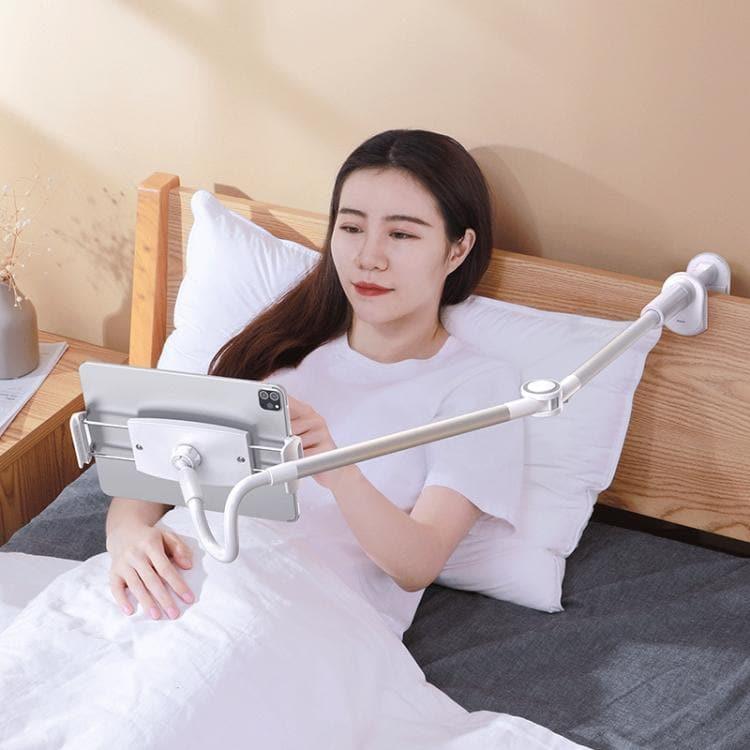 Baseus Otaku Life Rotary Adjustment Mobile Phone Tablet Lazy Holder Metal (Silver)