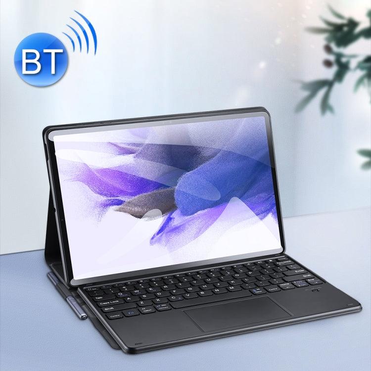 Samsung Galaxy Tab S7 FE DUX DUCIS Detachable Bluetooth Keyboard Ultrathin Horizontal Flip Leather Case with Touchpad & Smart Sleep Function & Holder (Black)