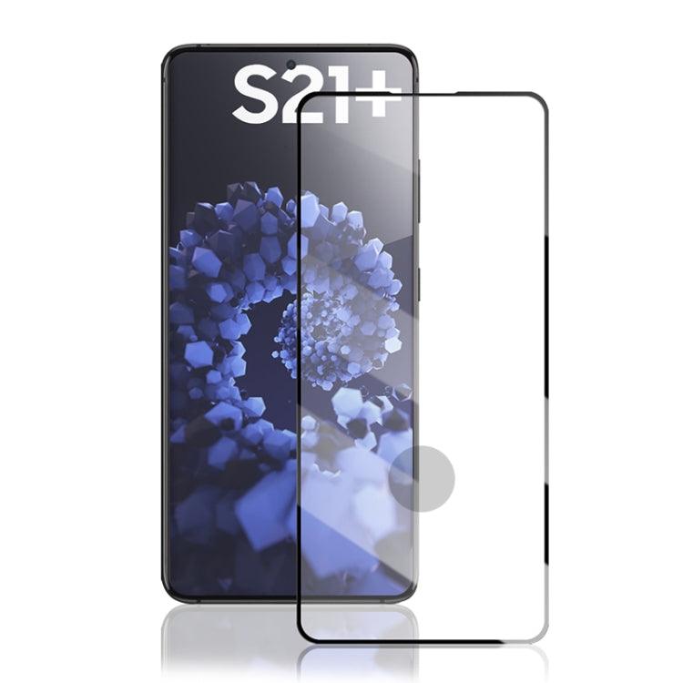 Samsung Galaxy S21+ mocolo 0.33mm 9H 3D Curved Full Screen Tempered Glass Film, Fingerprint Unlock Support