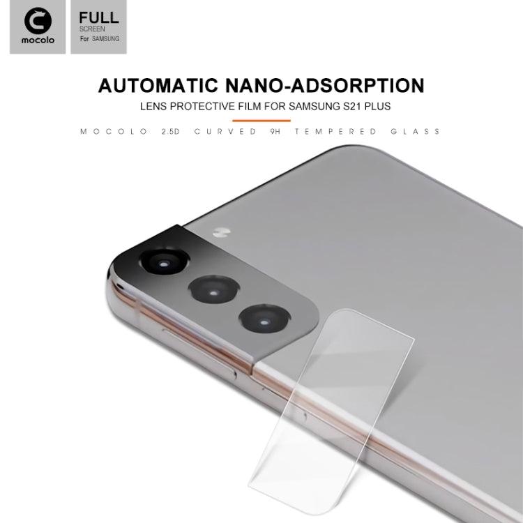 Samsung Galaxy S21+ mocolo 0.15mm 9H 2.5D Round Edge Rear Camera Lens Tempered Glass Film (Clear)