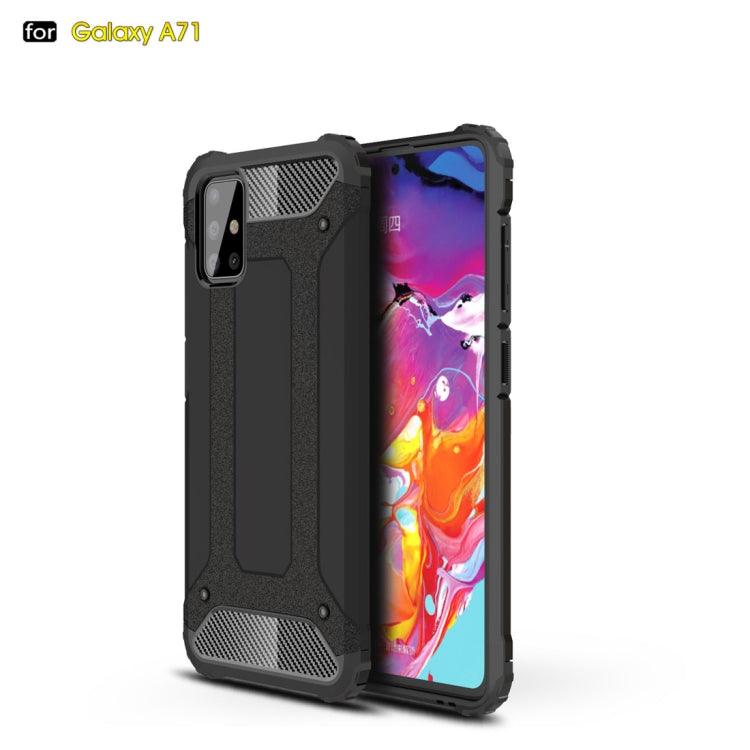 Samsung Galaxy A71 Magic Armor TPU + PC Combination Case Cover (Black)