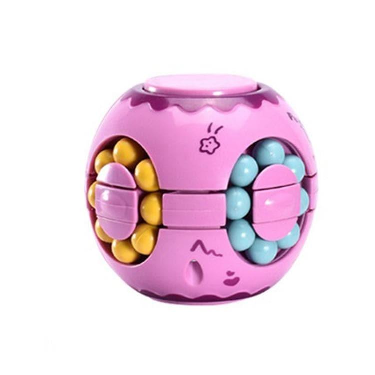 Finger Magic Bean Rubik Cube Toy Fingertip Spinning Top (Lilac)