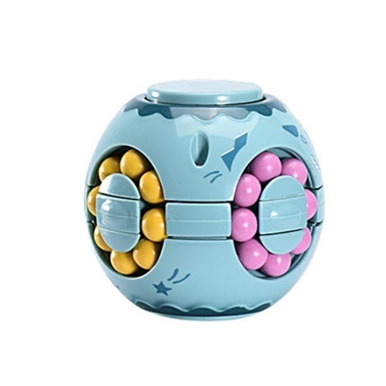 Finger Magic Bean Rubik Cube Toy Fingertip Spinning Top (Lake Cyan)