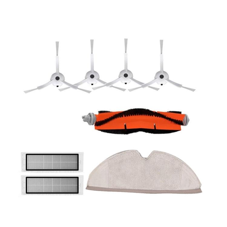 Sweeping Robot Accessories For Xiaomi Roborock E4, Specification: Main Brush+Side Brush+Filter+Rags