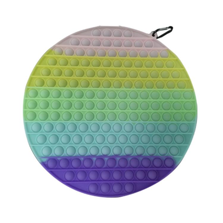 Jumbo 30cm Large Rainbow Push Pop Popit Round Night Light Rainbow