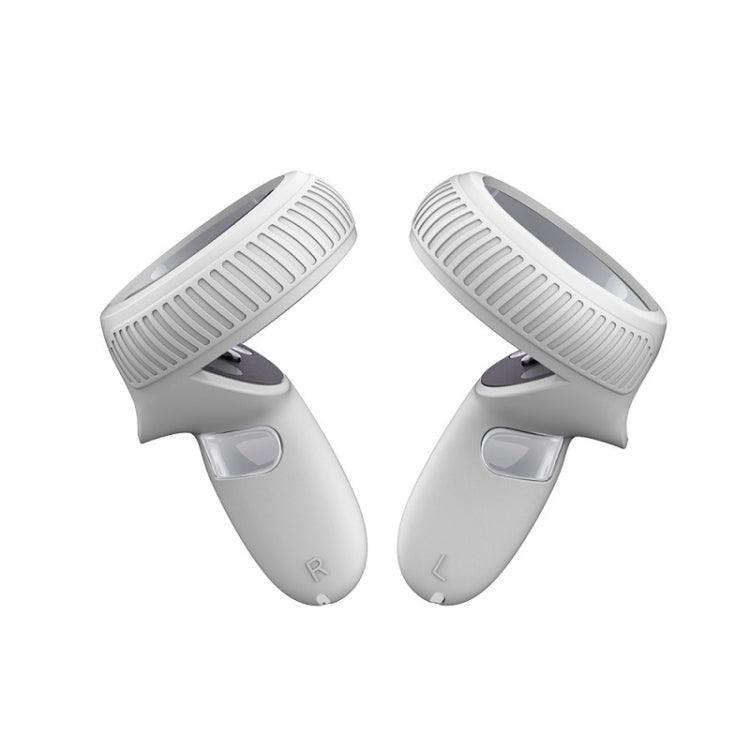 VR Handle Silicone Non-slip Drop Resistant Protective Cver For Oculus Quest 2 (White)